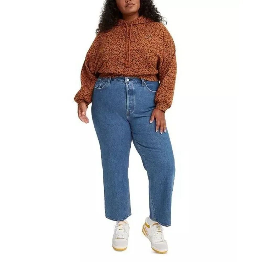 ✨Levi's Plus Size Ribcage Straight-Leg Ankle Sz 24W Jeans✨